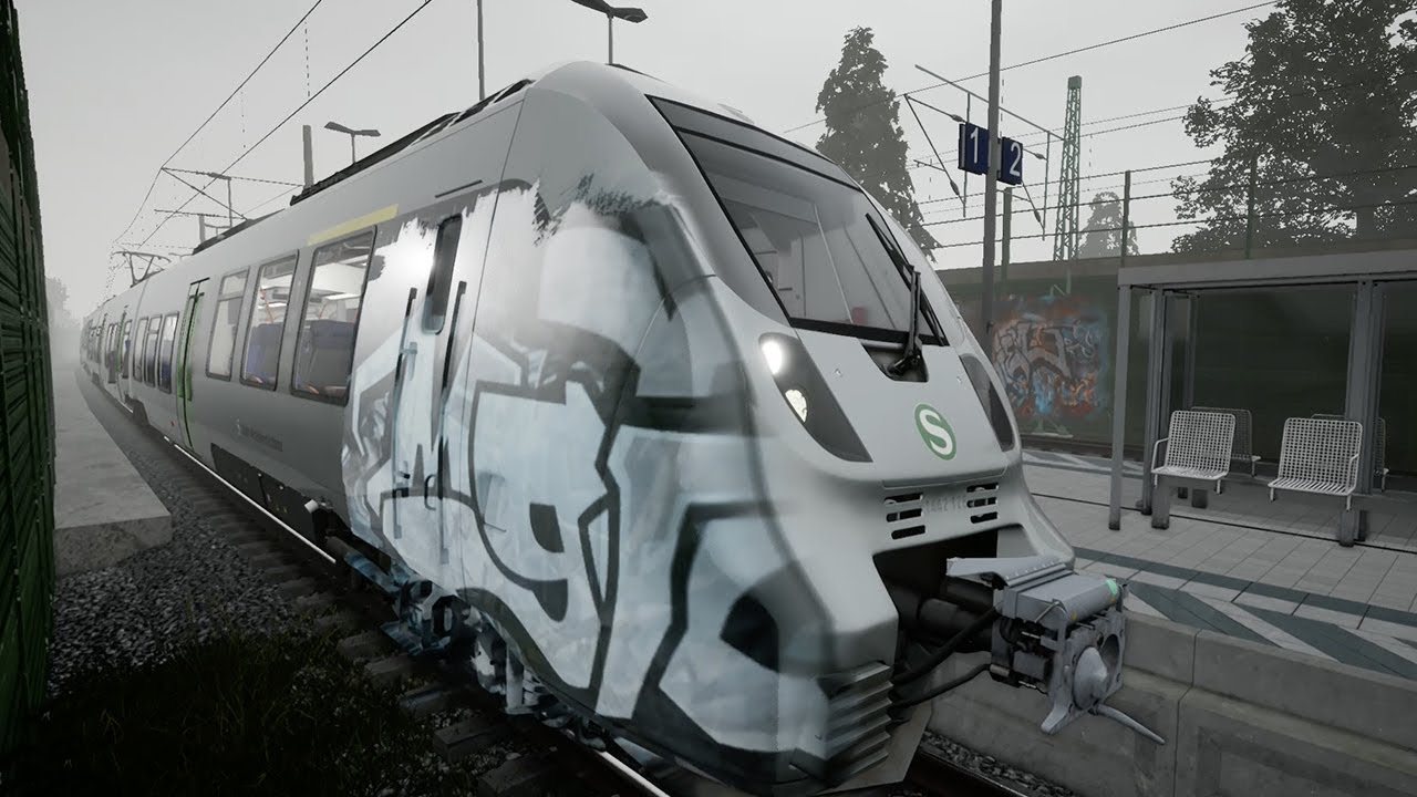 ВАНДАЛЫ РАЗРИСОВАЛИ МОЙ ПОЕЗД! - TRAIN SIM WORLD: RAPID TRANSIT