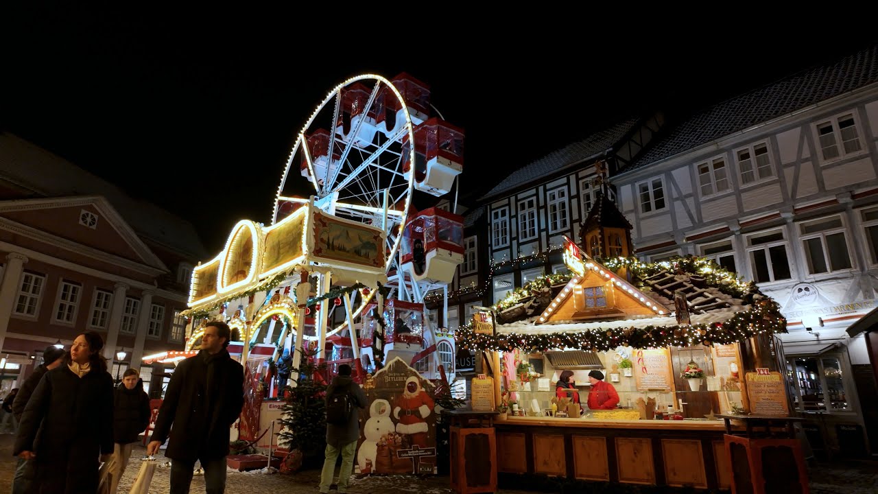 Celler Weihnachtsmarkt -  Christmas Market Celle Germany  