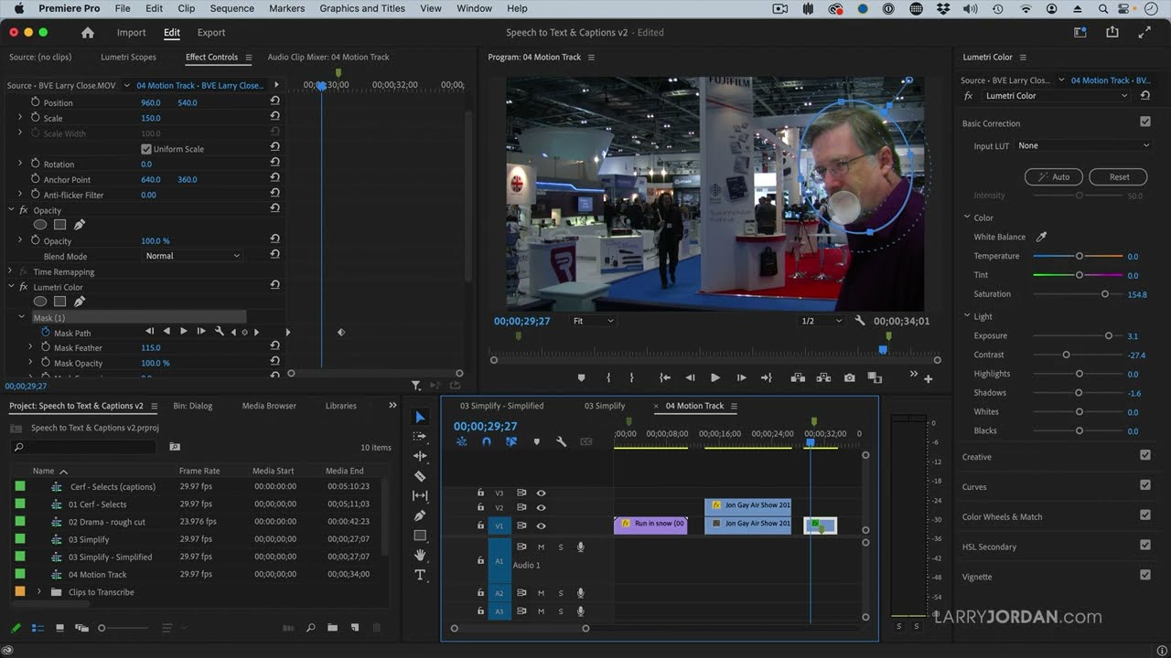 Problems Motion Tracking Effects in Adobe Premiere Pro