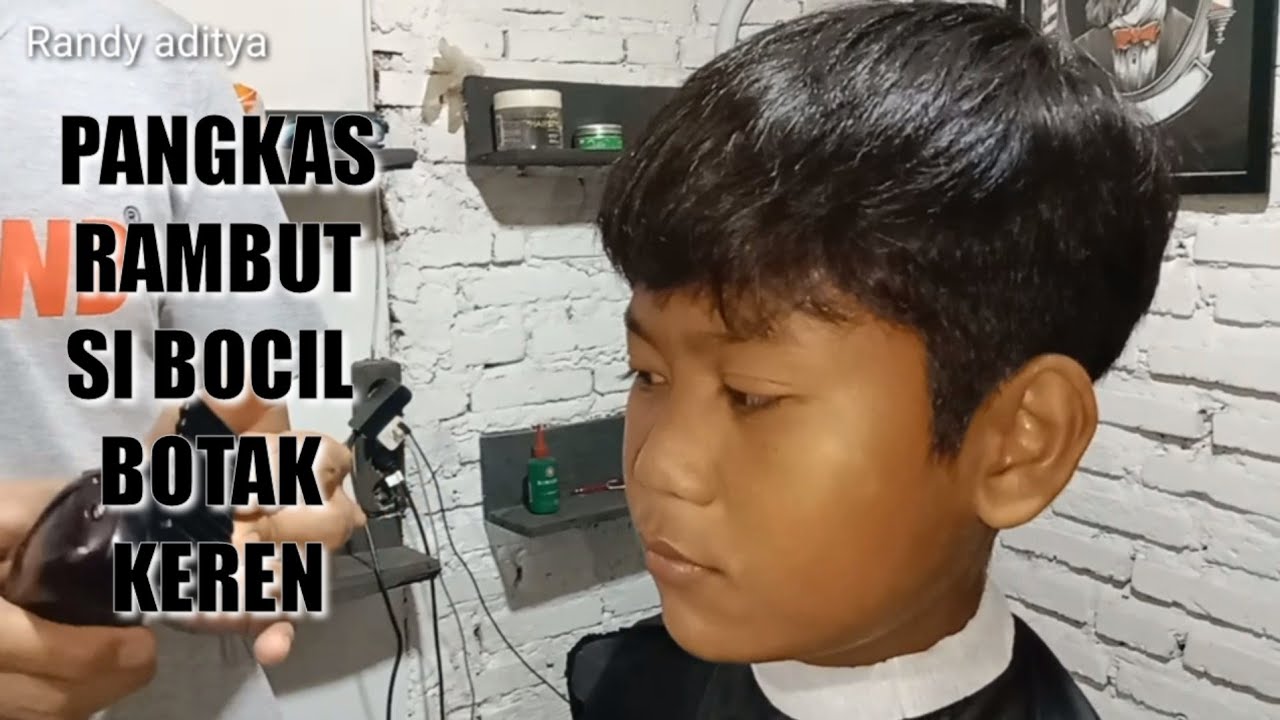 PANGKAS RAMBUT SI BOCIL BOTAK KEREN