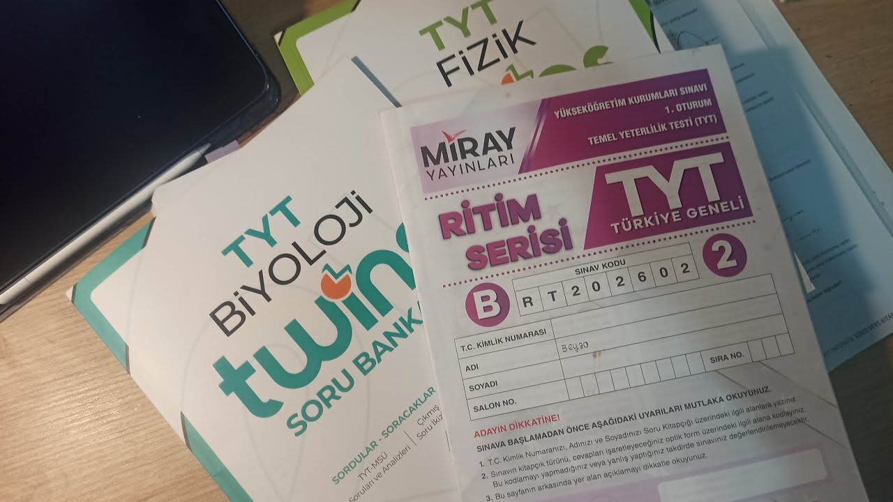 miray tyt deneme + twins kervanina ben de katildim | yks26