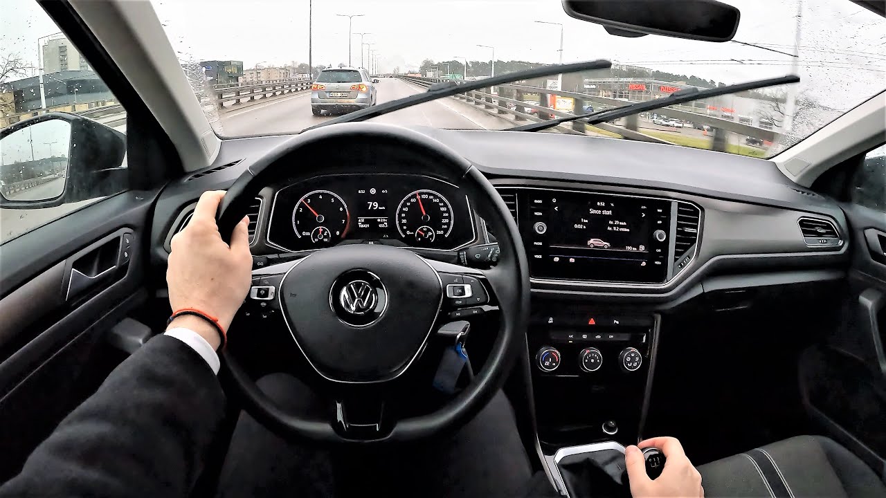 2018 Volkswagen T-Roc [Style] 1.0l 110HP | POV Test Drive | Fuel consumption check