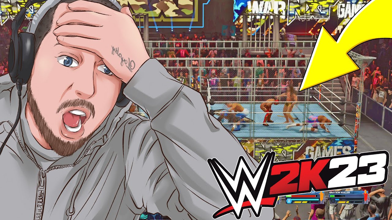 WE ENTER WARGAMES in WWE 2K23