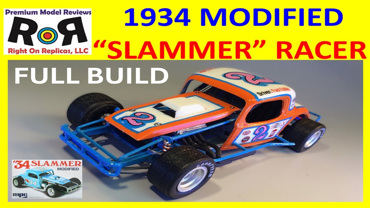1934 Modified Slammer 1:25 Scale MPC 927 -Full Kit Build & Review.