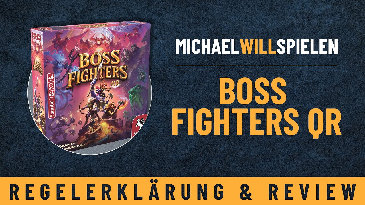 BOSS FIGHTERS QR – Regelerklärung und Review – Spannender, kooperativer Boss-Battler