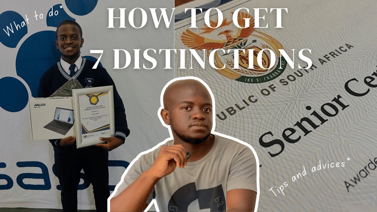 HOW I GOT 7 DISTINCTIONS IN MATRIC | UCT | STUDY TIPS | SOUTH AFRICA