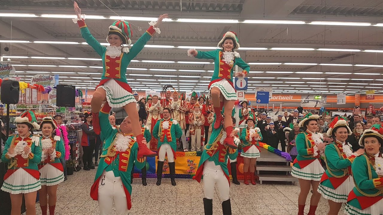 Karnevals Prinzenpaare 2020 im Realmarkt Bocholt