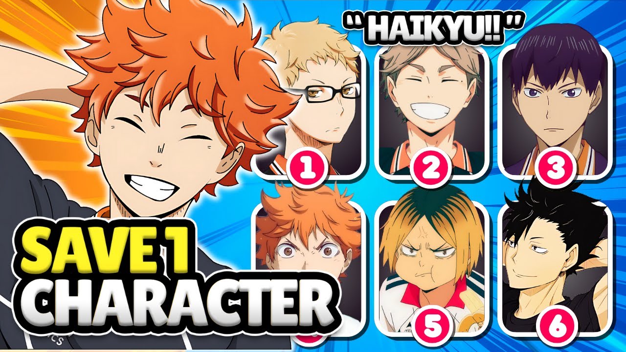 SAVE 1 ANIME CHARACTER from EACH ANIME 🎬 | Anime Quiz 🔥