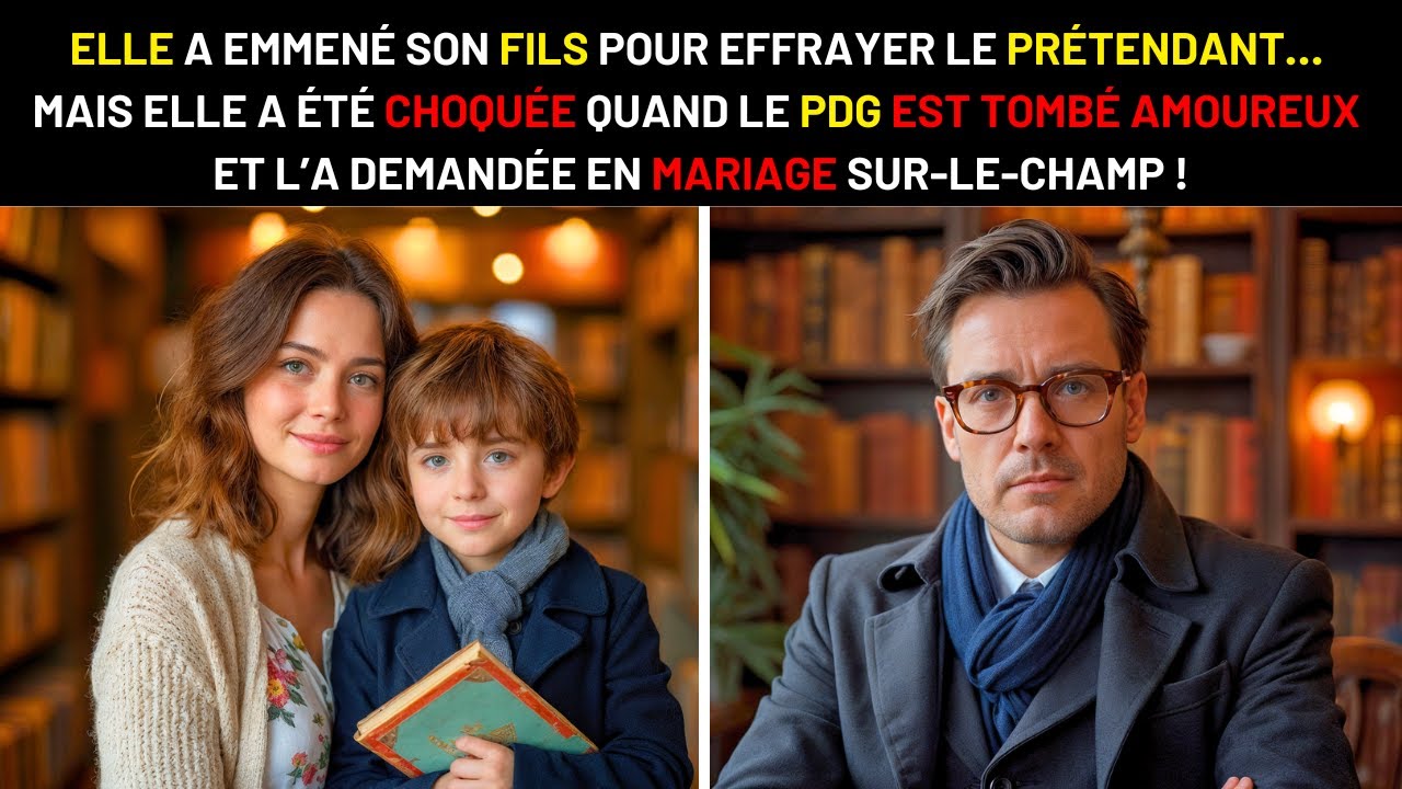 ELLE EMMÈNE SON FILS POUR EFFRAYER LE PRÉTENDANT, MAIS LE PDG TOMBE AMOUREUX ET DEMANDE MARIAGE !