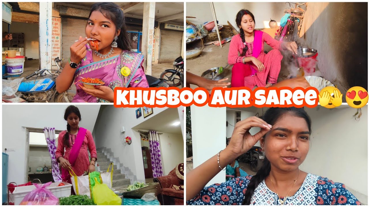 Khusboo saree kyu pahni hai?  🤔😍