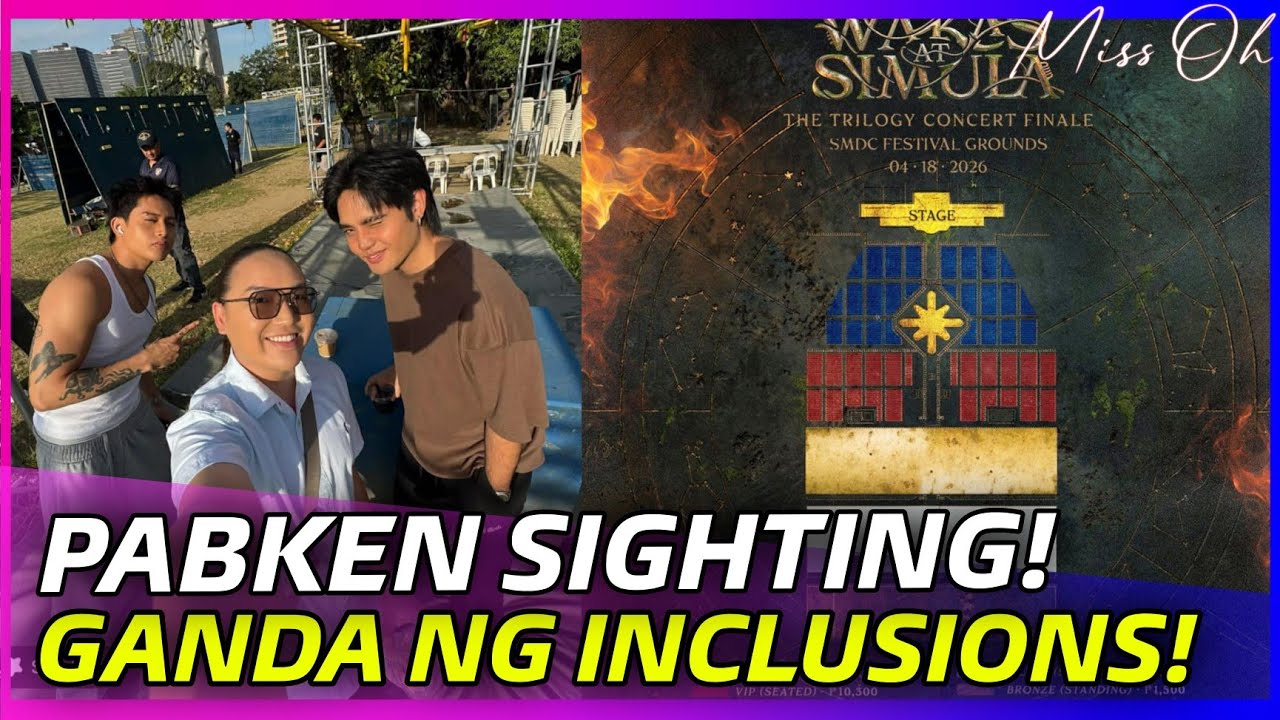 FINALLY! SB19 RELEASES TICKET PRICES and SEAT MAP for the CONCERT FINALE, PLUS A PABKEN SIGHTING!