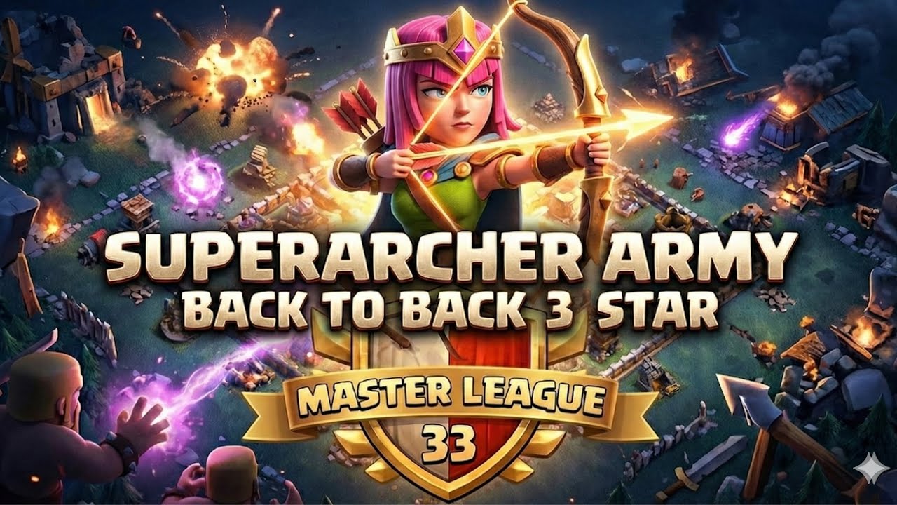 SuperArcher Army NEVER FAILS! | Back to Back 3 Stars