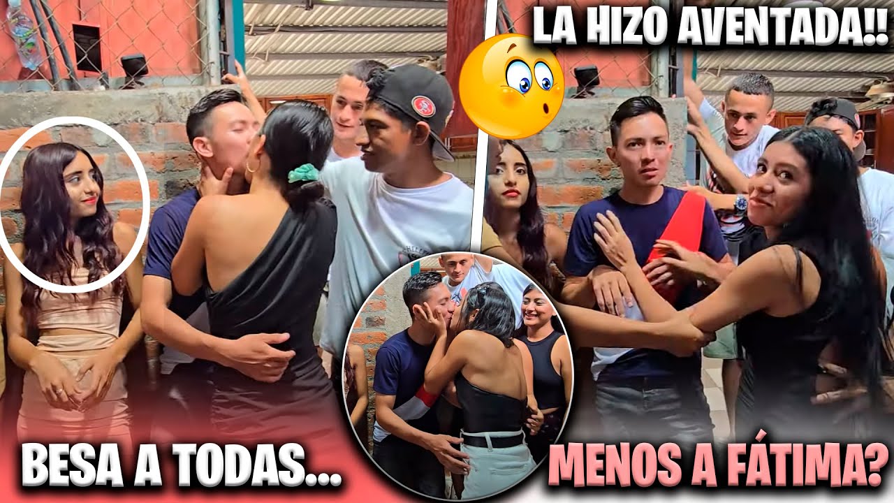 El Chele empuja a Fátima para que no lo bese. Las Bichas se mascaron al Chele frente a Angy