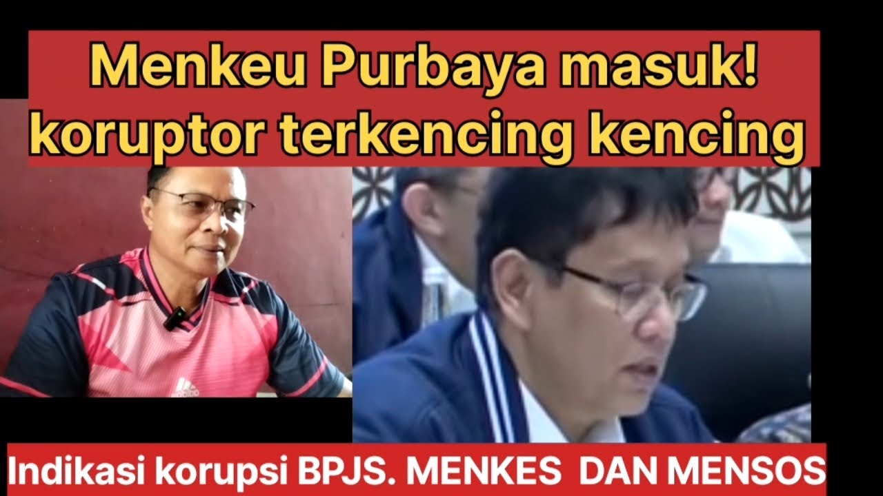 Menkeu Purbaya masuk! Koruptor terkencing kencing 