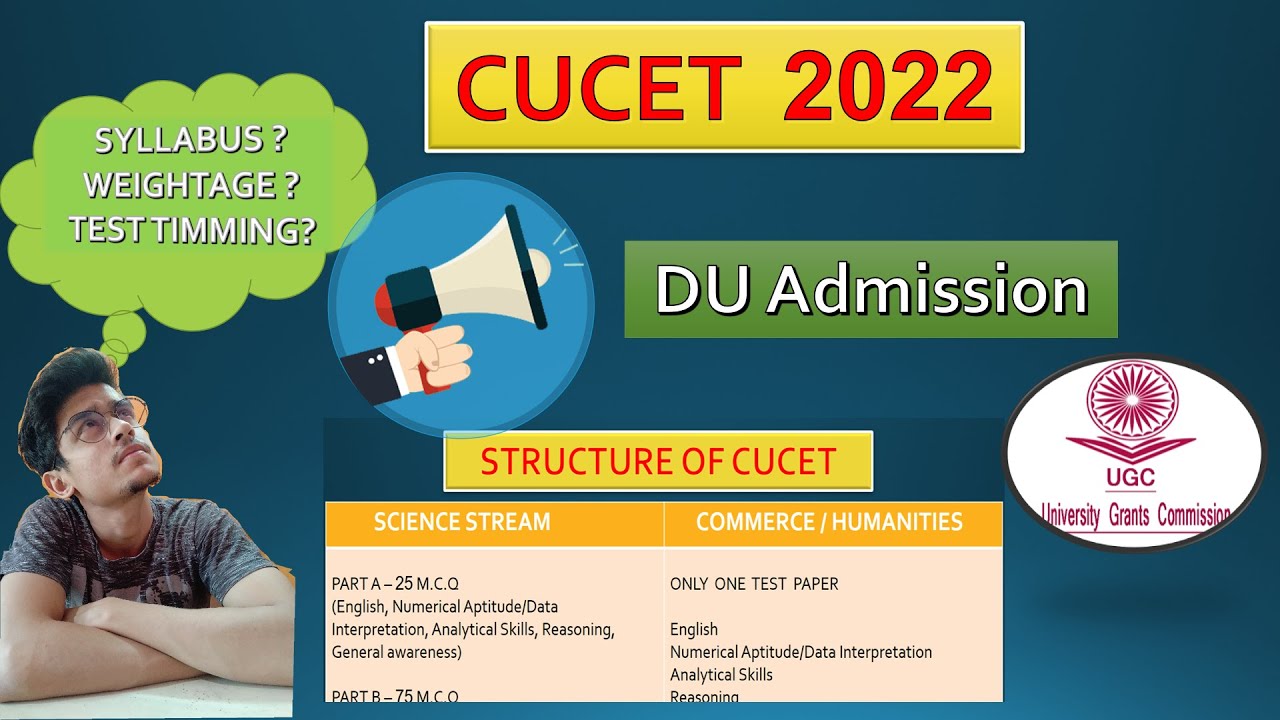 CUCET 2022 | Syllabus and exam pattern | admission guideline