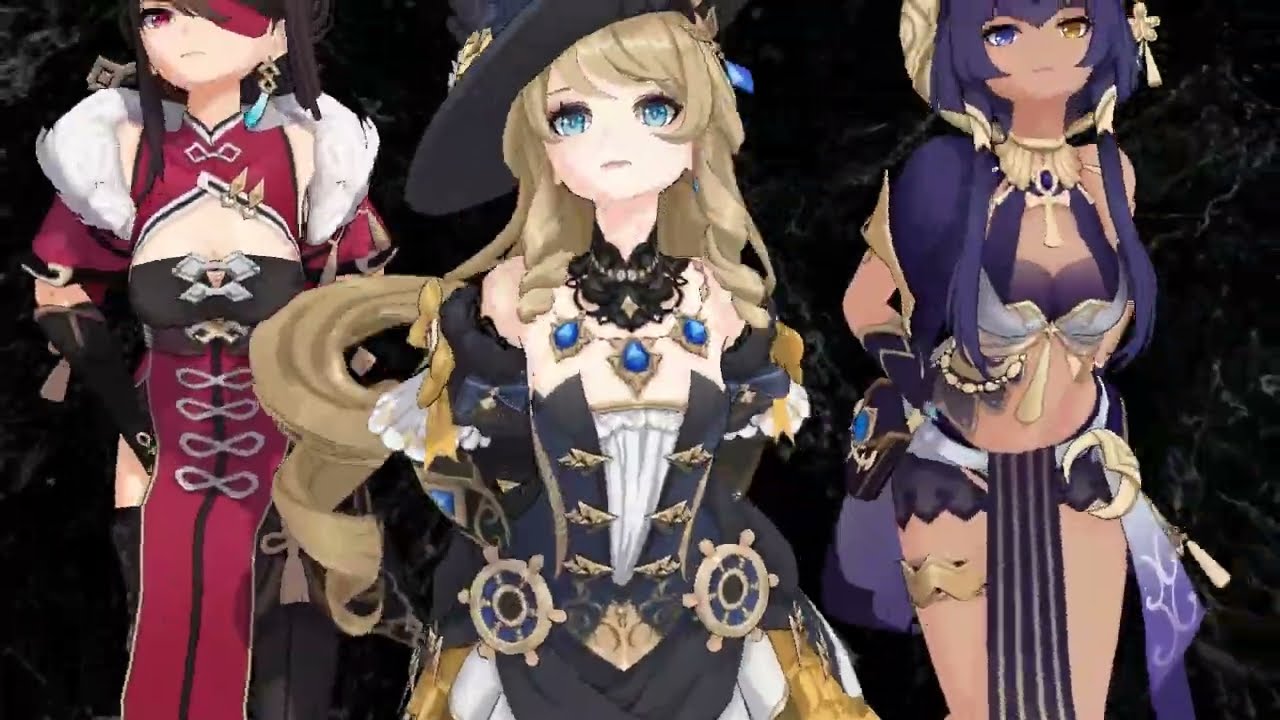【MMD X Genshin Impact】New thang dance（Beidou、Navia、Candace）