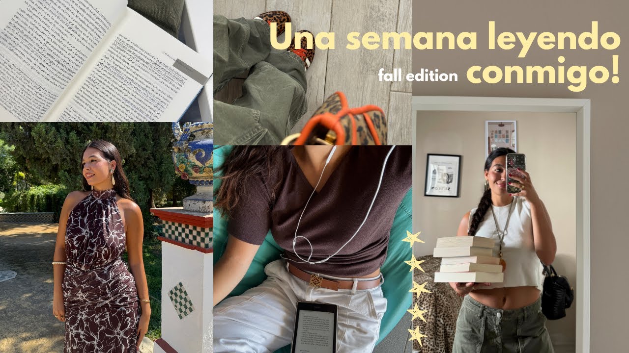 una semana leyendo conmigo📖💗🍂⭐️
