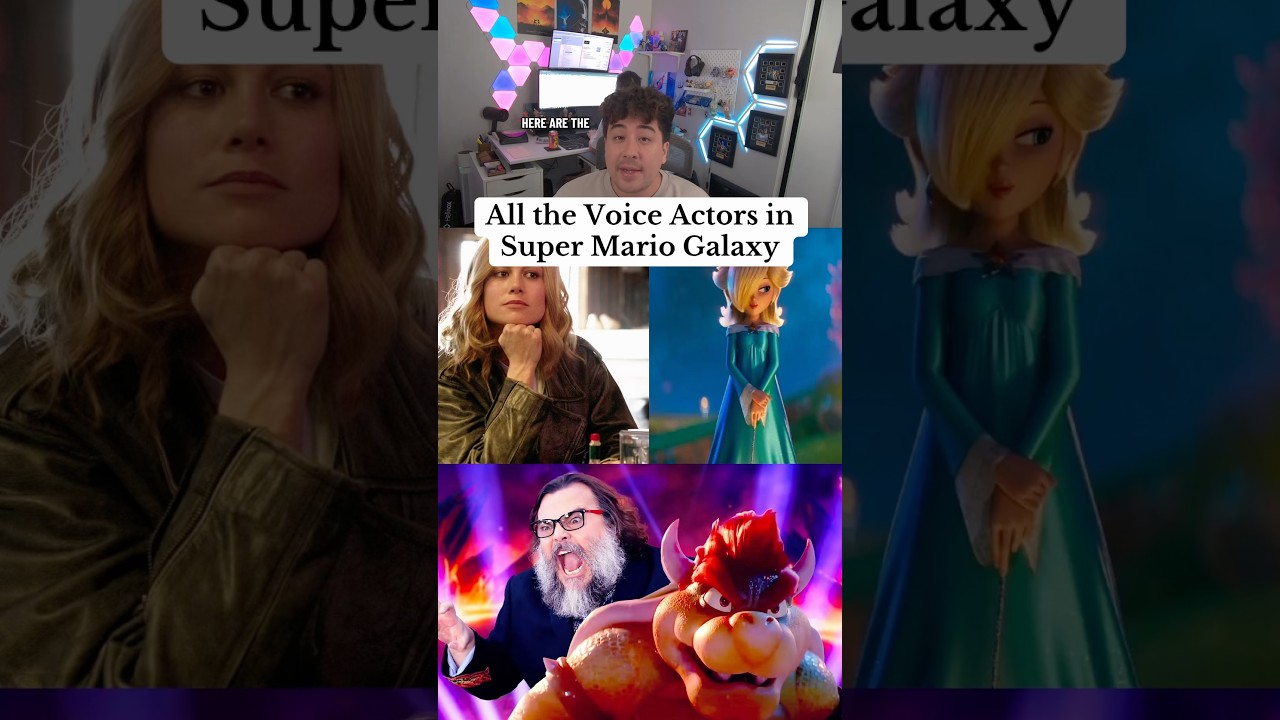 За озвучку актеров в Super Mario Galaxy