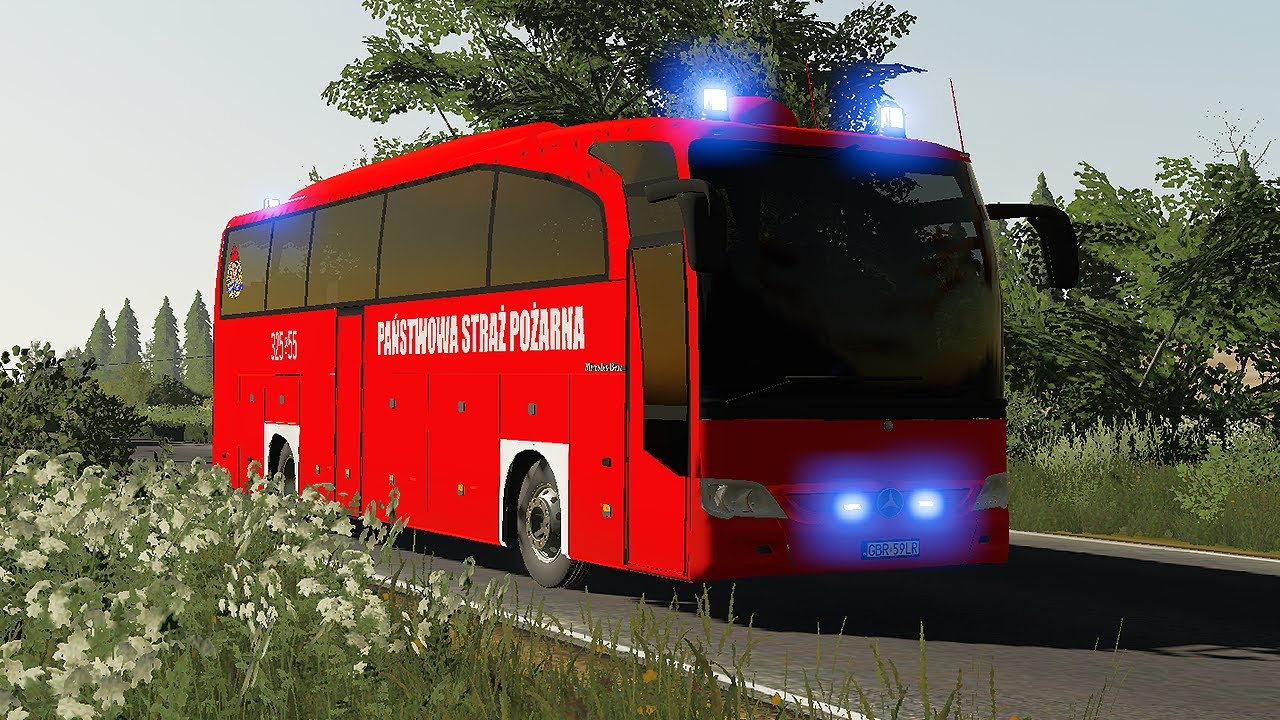 [FS19] Mercedes-Benz Travego - Straż Pożarna (DL)