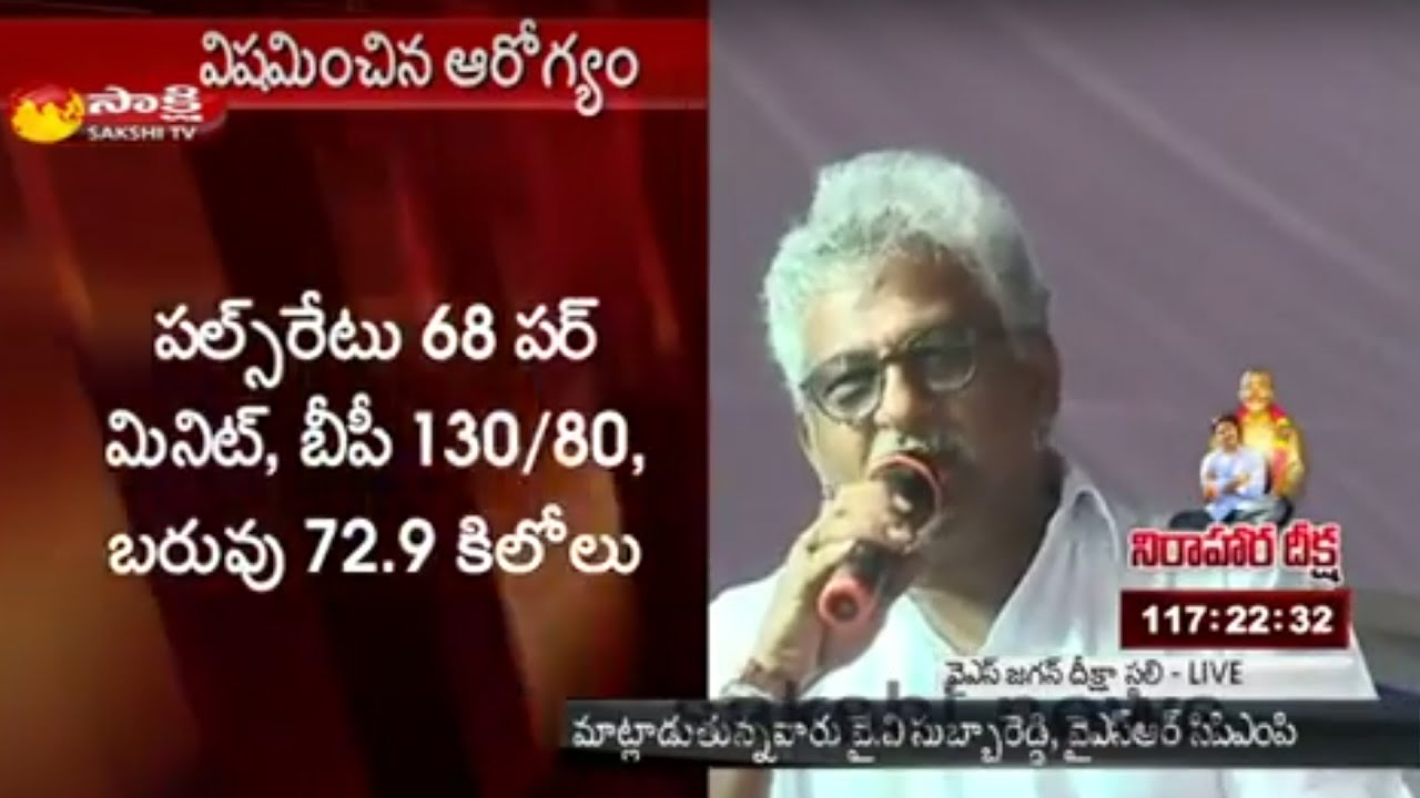 YSRCP MP YV Subba Reddy Speaks about YS Jagan Health Condition Critical