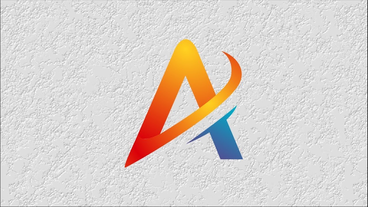 Tutorial coreldraw for Beginners | How to Create Simple Logo Design | Letter A
