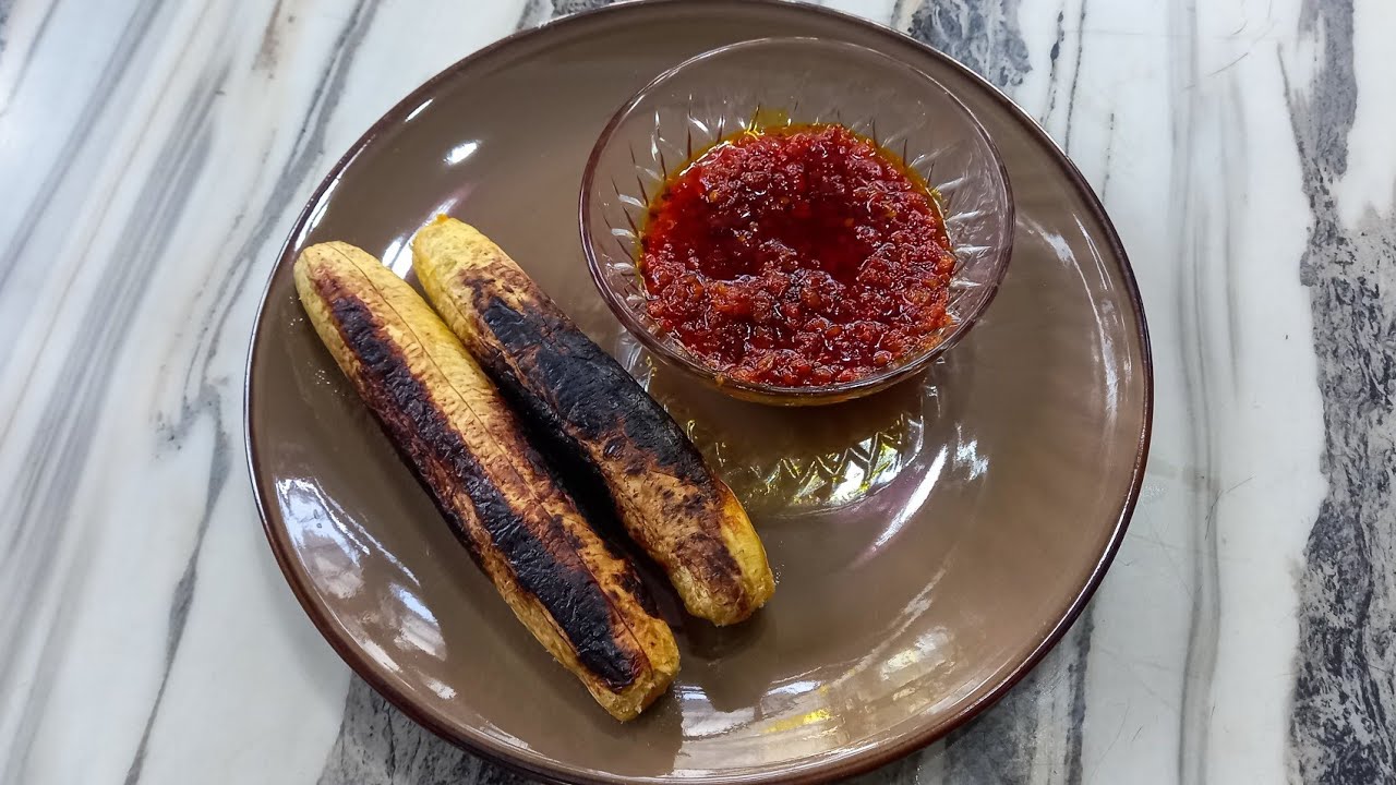 HOW TO ROAST PLANTAIN (BOLE) ON A STOVE TOP
