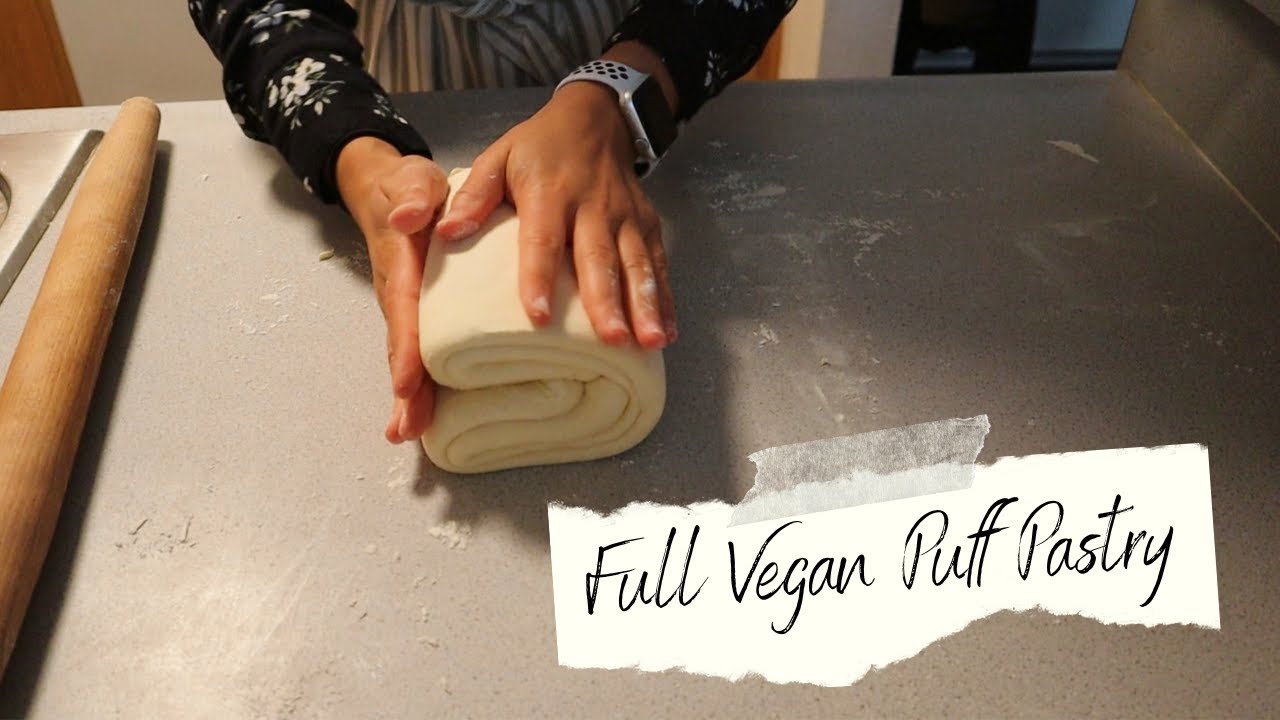 Full VEGAN PUFF PASTRY - step-by-step tutorial