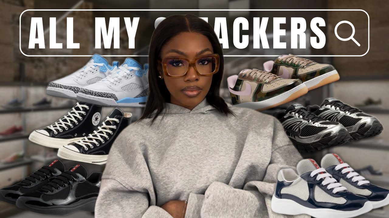 ALL MY SNEACKERS : Prada , Nike , Jordan …