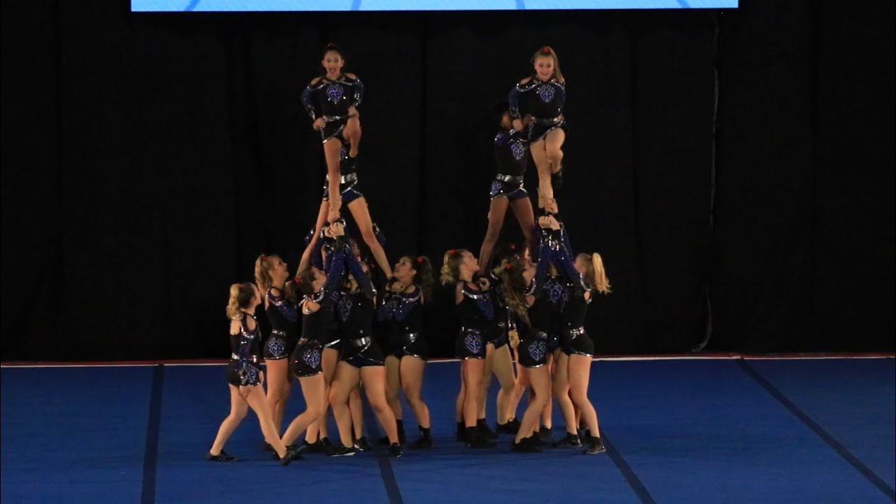 Cheer Athletics Rubycats Blue Debut 2021
