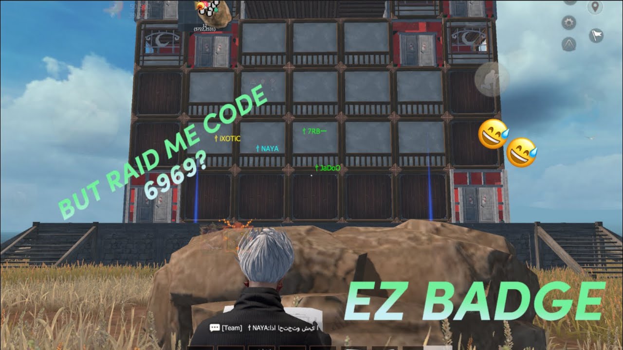 EZ BADGE BUT👆ايزي نجوم لكن ريدوني اكواد؟😅 | #lastislandofsurvival