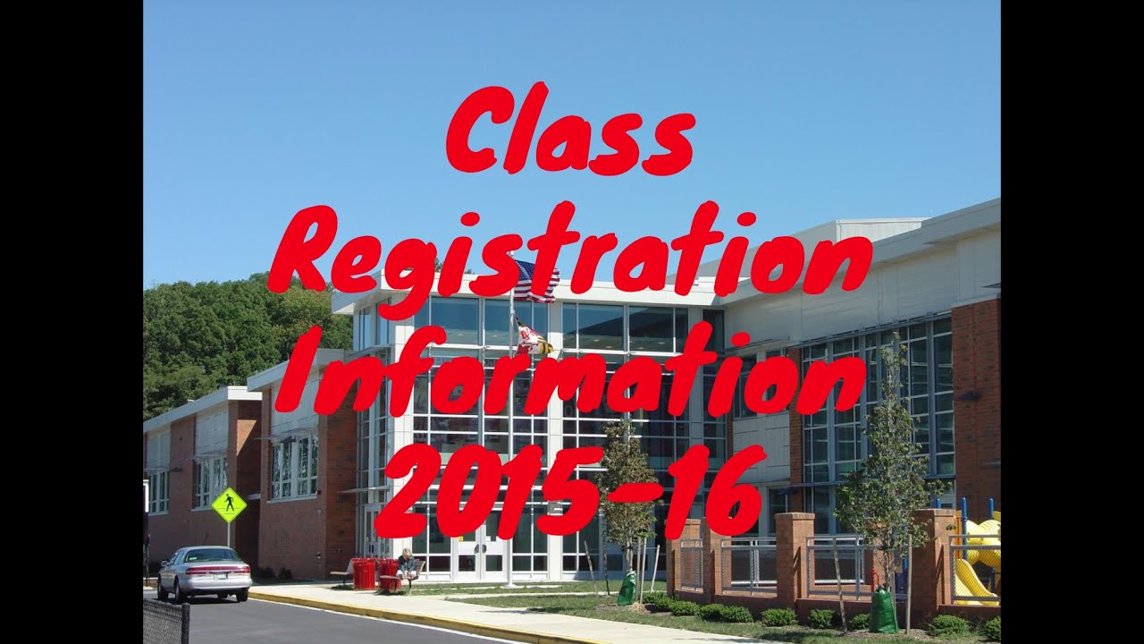 Linganore High School: 2015-2016 School Year Registration Information