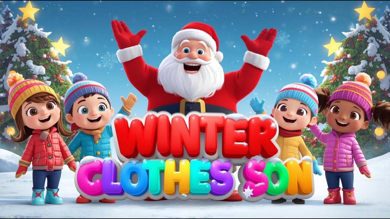 Winter Clothes Song ❄️ | Kids Rhyme in Hindi | Jacket, Cap, Gloves – Winter Cartoon Song