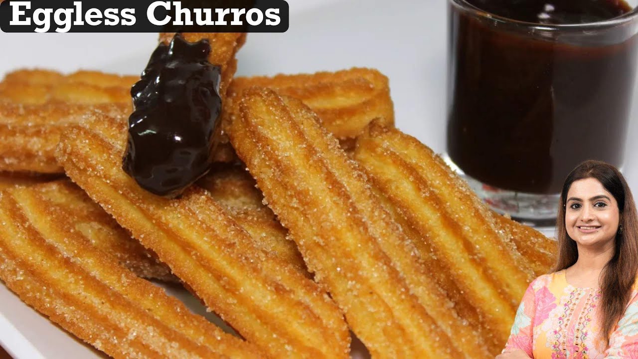 घर पर चुर्रोस बनाने का आसान और झटपट तरीका वोह भी बिना अंडे के | Eggless Crispy Churros Recipe