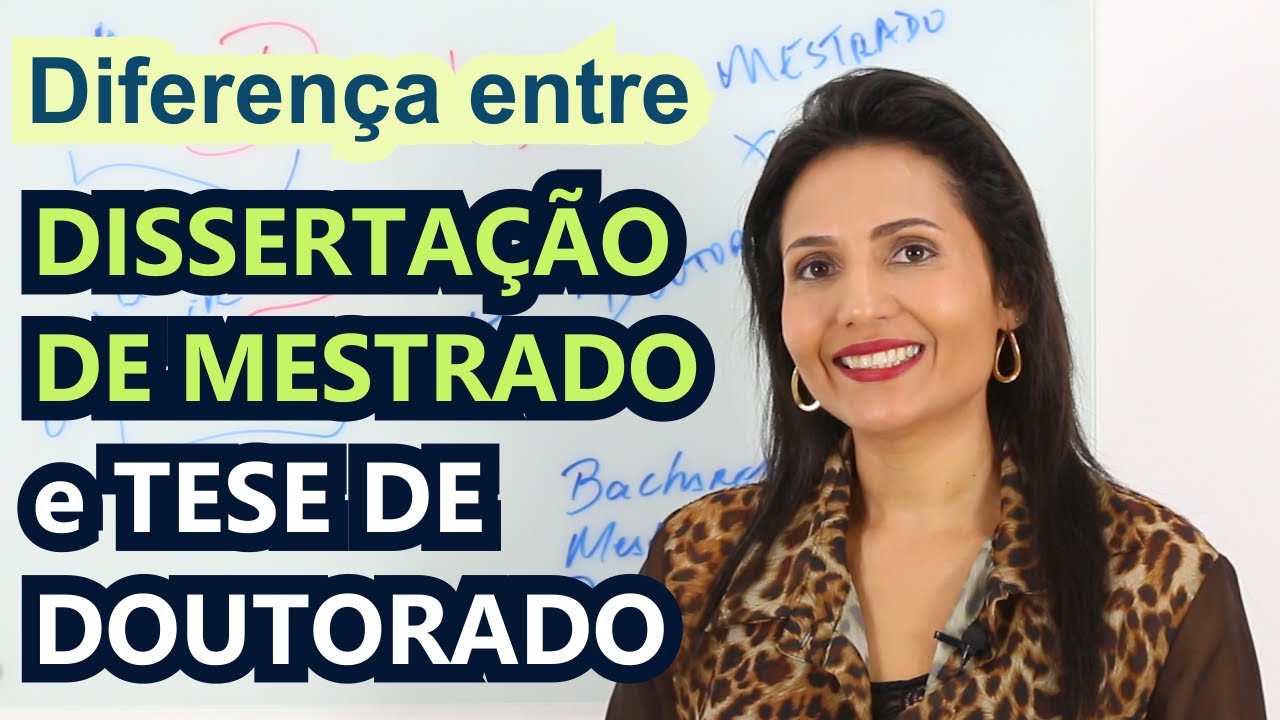 Diferença entre Dissertação de Mestrado e Tese de Doutorado - Revista Científica