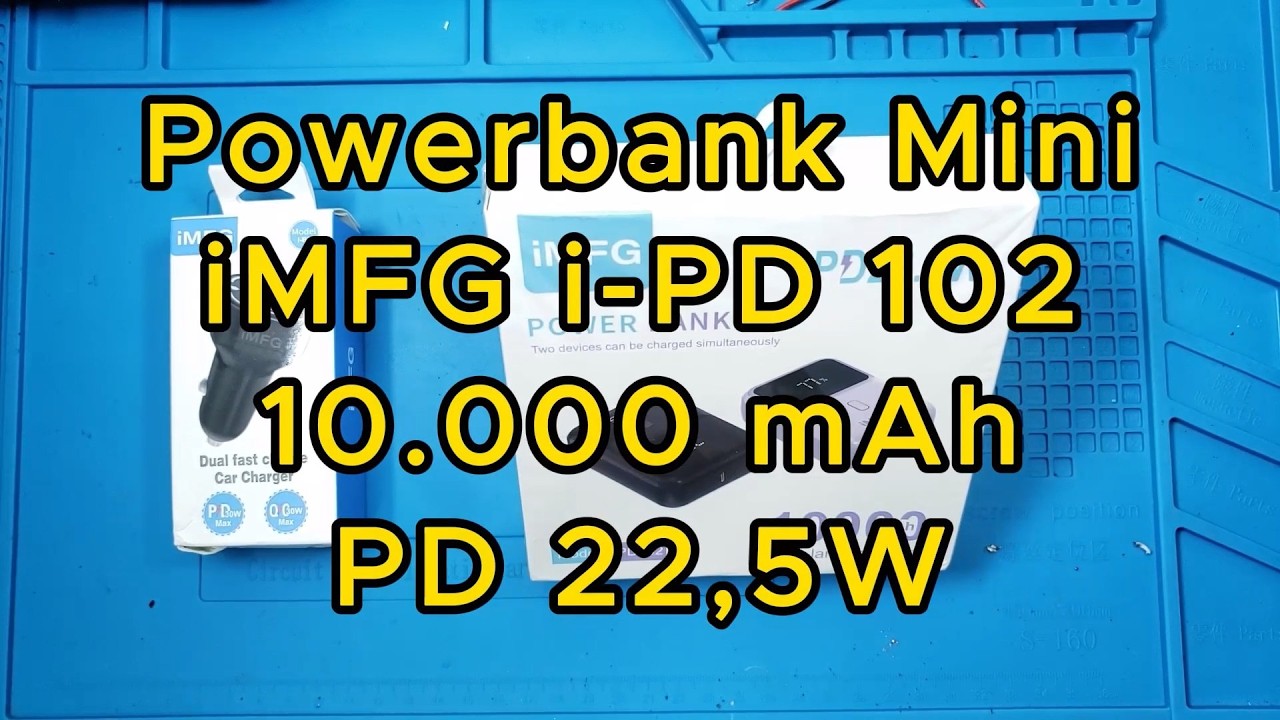 iMFG i- PD 102, tes real kapasitas, bongkar, dan tes cell battery nya