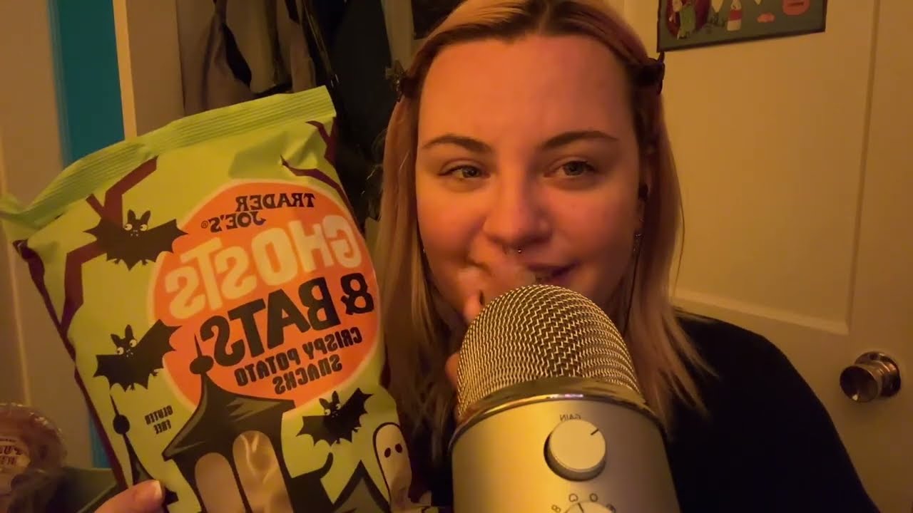 asmr trader joe’s haul 🤎 🍂 lots of whispering, tapping, and crinkling 