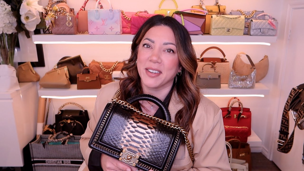 CHANEL BOY BAG with TOP HANDLE | Naomi Peris