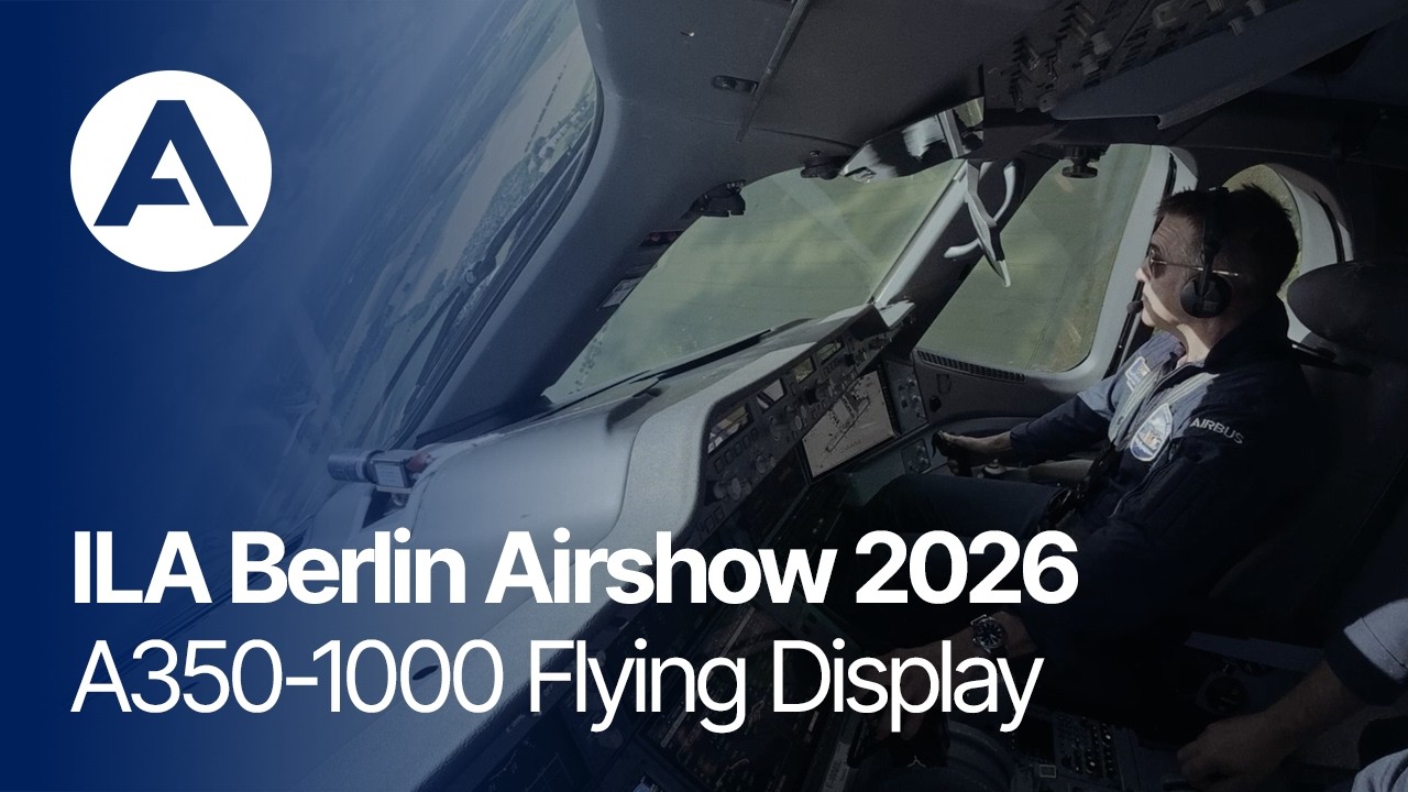 ILA Berlin Airshow 2026 - A350 Flight Display Display