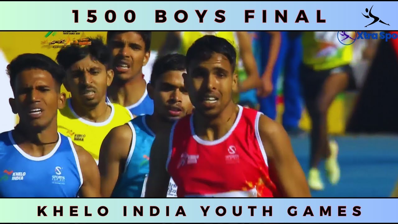 1500M Boys Final | Khelo India Youth Games 2022
