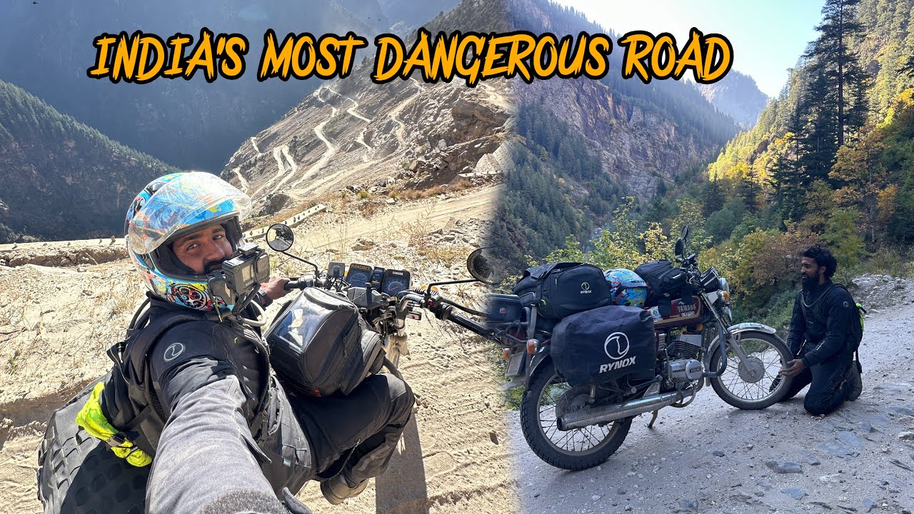 Riding the Most Dangerous Road in India! 😱 | Kishtwar to Killar on RX135 | Great Himalayan Circuit