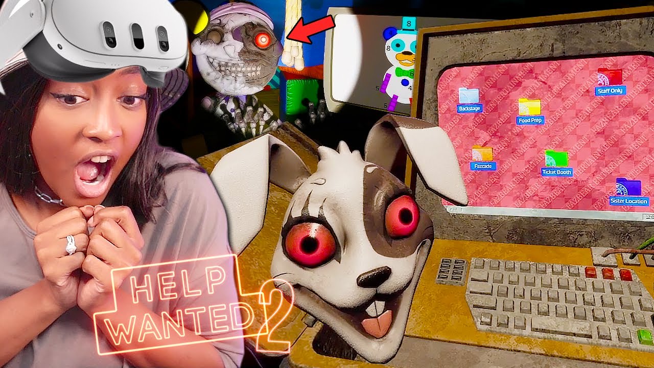 Снимите маску, и теперь всё СТРАШНО и РАЗРУШЕНО!! | Требуется помощь FNAF VR 2 [4]
