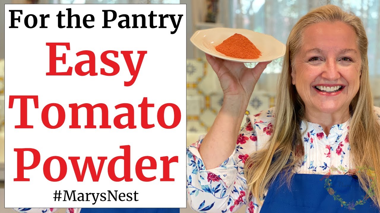 How to Make Tomato Powder in the Oven or the Dehydrator