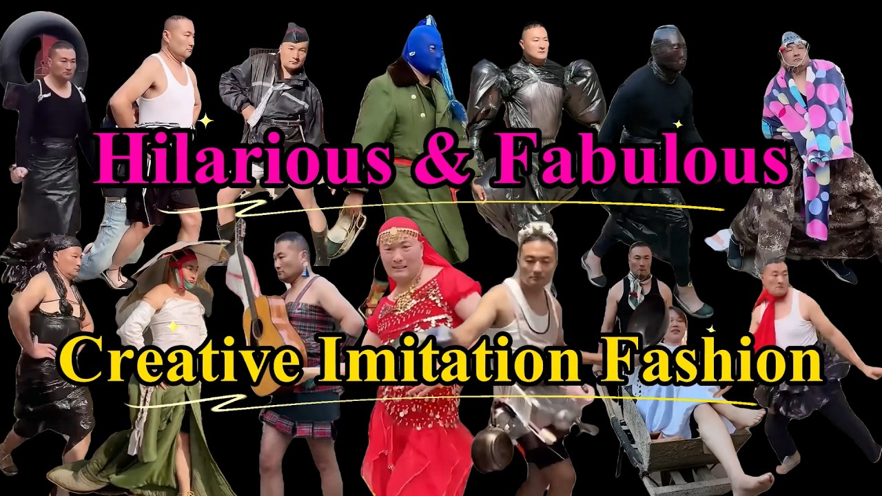 Hilarious & Fabulous Creative Imitation Fashion Show #amazing #fashion #foryou #catwalk #funny