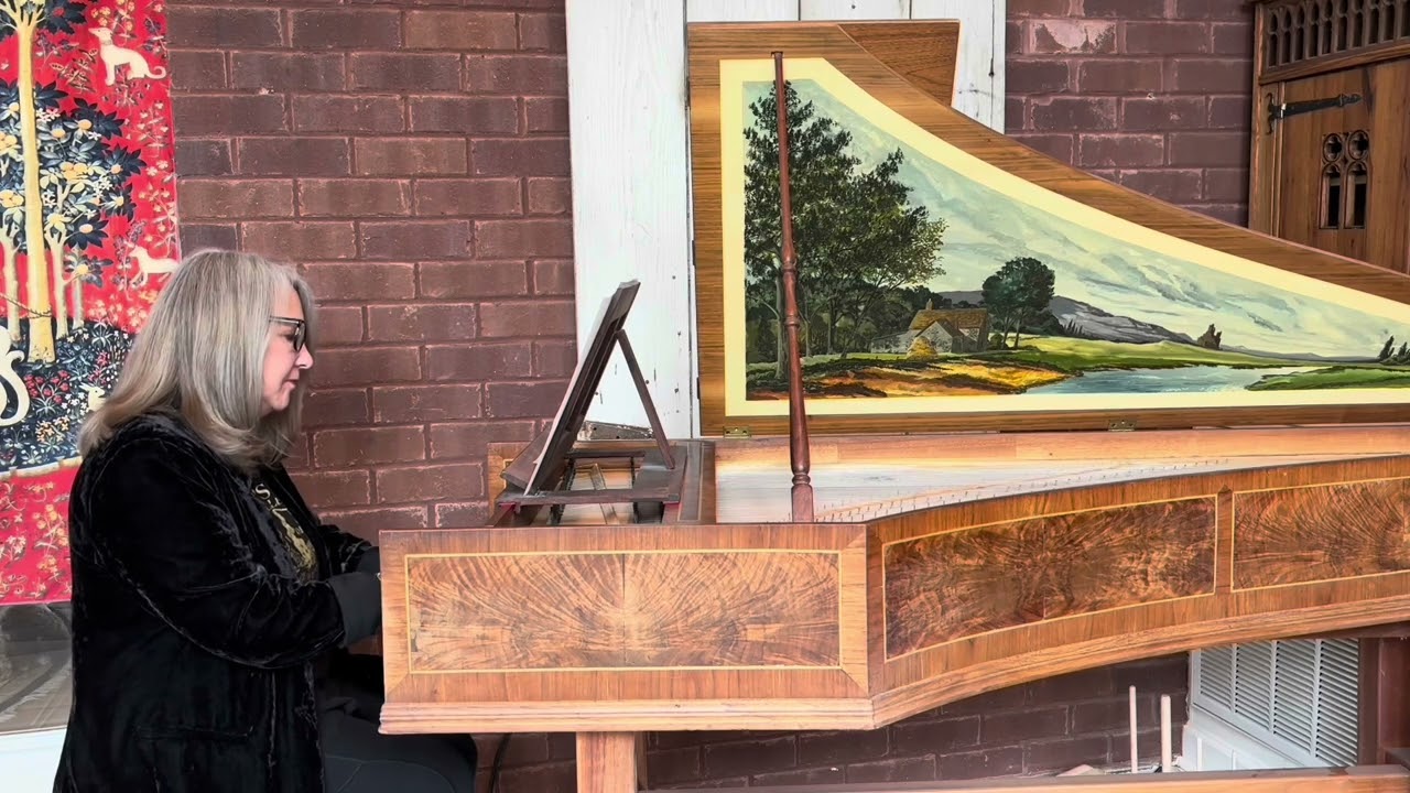 Loth to Depart by Giles Farnaby (1560-1640). Fitzwilliam Virginal Book. Linda Rogers harpsichord