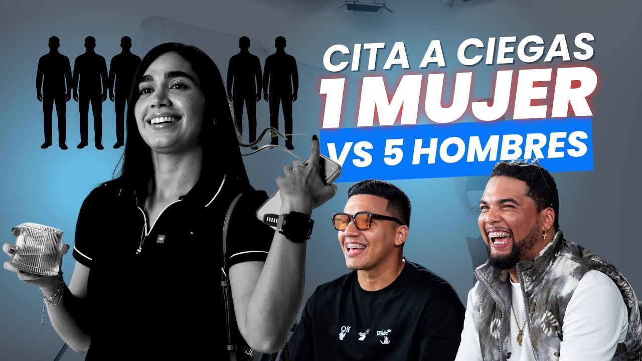 CITA A CIEGAS 1 MUJER VS 5 HOMBRES 😍 Los Pelaos
