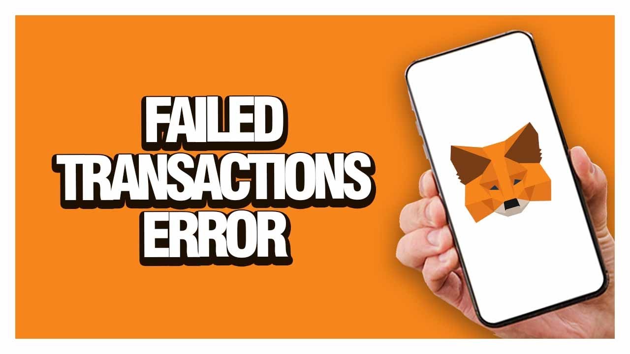 How To Fix MetaMask App Failed Transactions Error | Working!