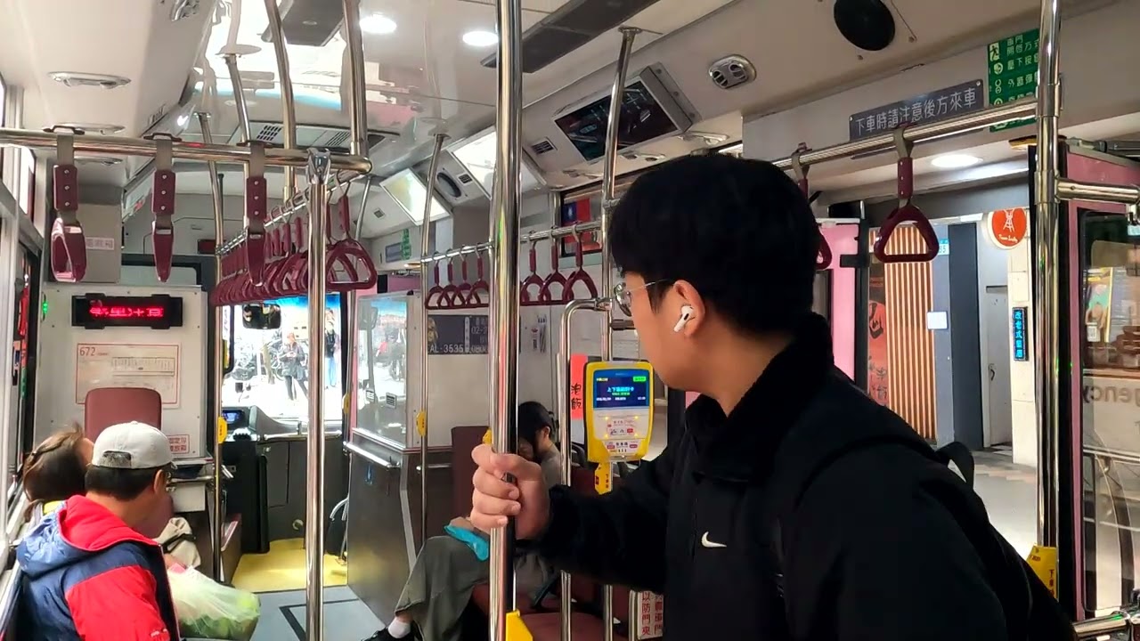 欣欣客運 672 成運二代電動巴士 永元路-捷運秀朗橋站 行走音記錄