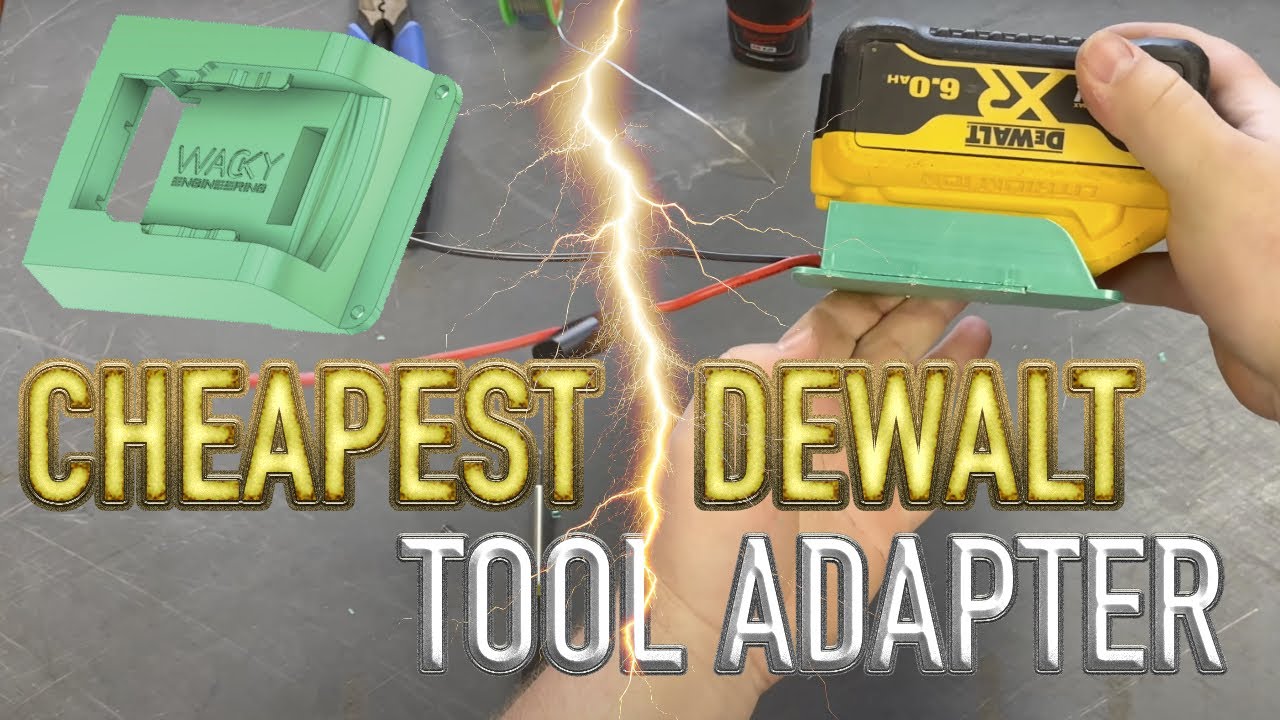How to Build a Dewalt Power Wheels Adapter #powerwheels