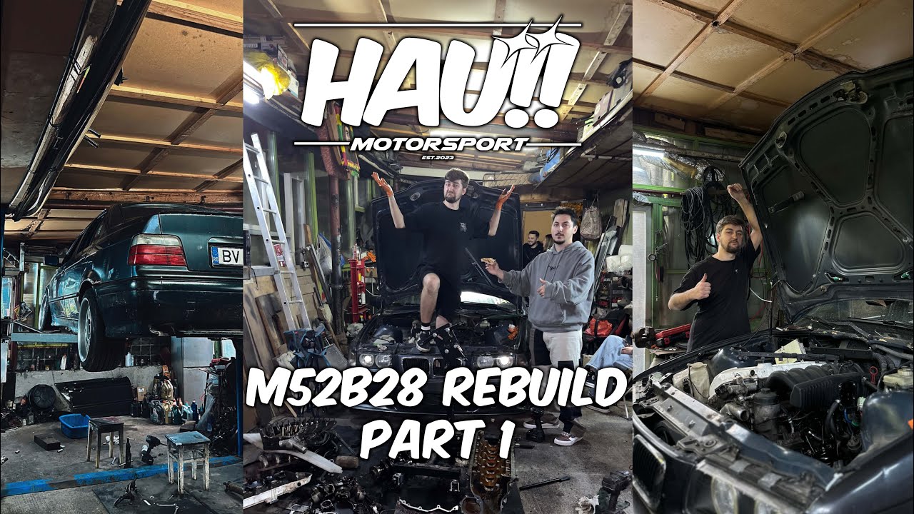 M52B28 Rebuild | A iesit cuzinetu din biela?? Prima parte