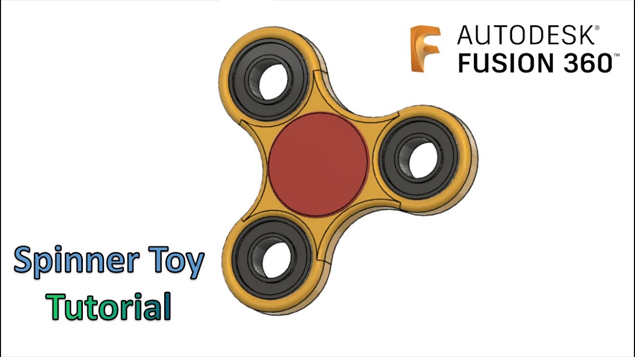 Autodesk Fusion 360: Spinner Toy Tutorial